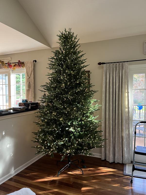 🎅Christmas 🔥My Texas House7.5 ft. Pre-Lit LED Grand Duchess Twinkling Balsam Fir Artificial Christmas Tree, 2250LED, Green