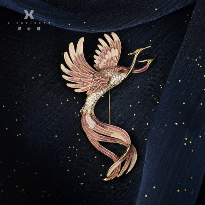 Chic RetroVibe Phoenix Nirvana Peacock Corsage