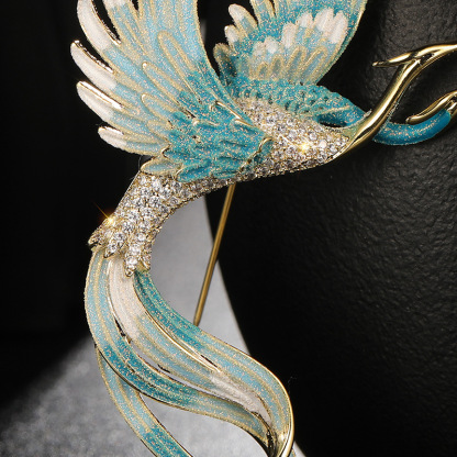 Chic RetroVibe Phoenix Nirvana Peacock Corsage