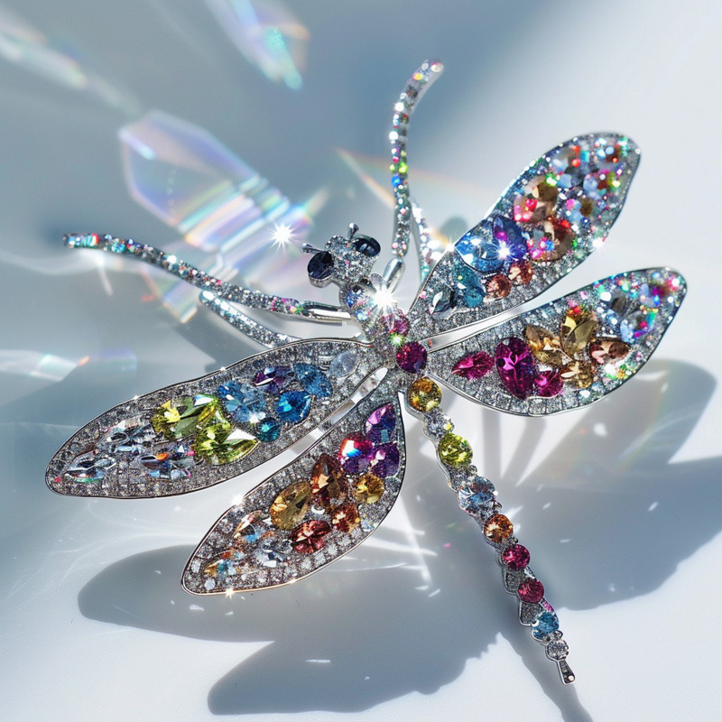 Chic RetroVibe New Retro Dragonfly Breastpin