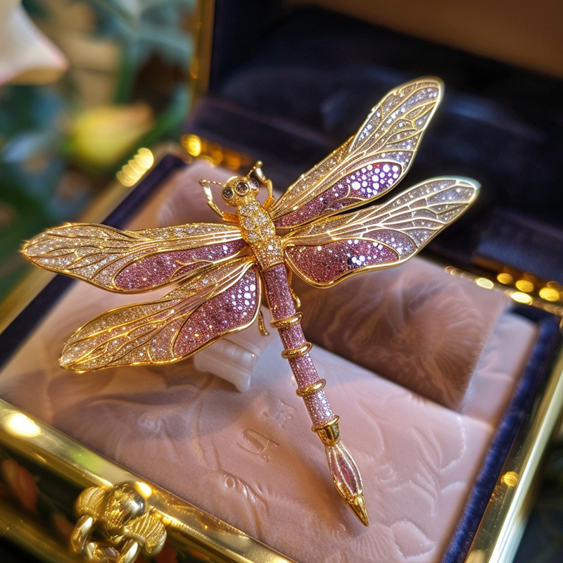 Chic RetroVibe New Retro Dragonfly Breastpin