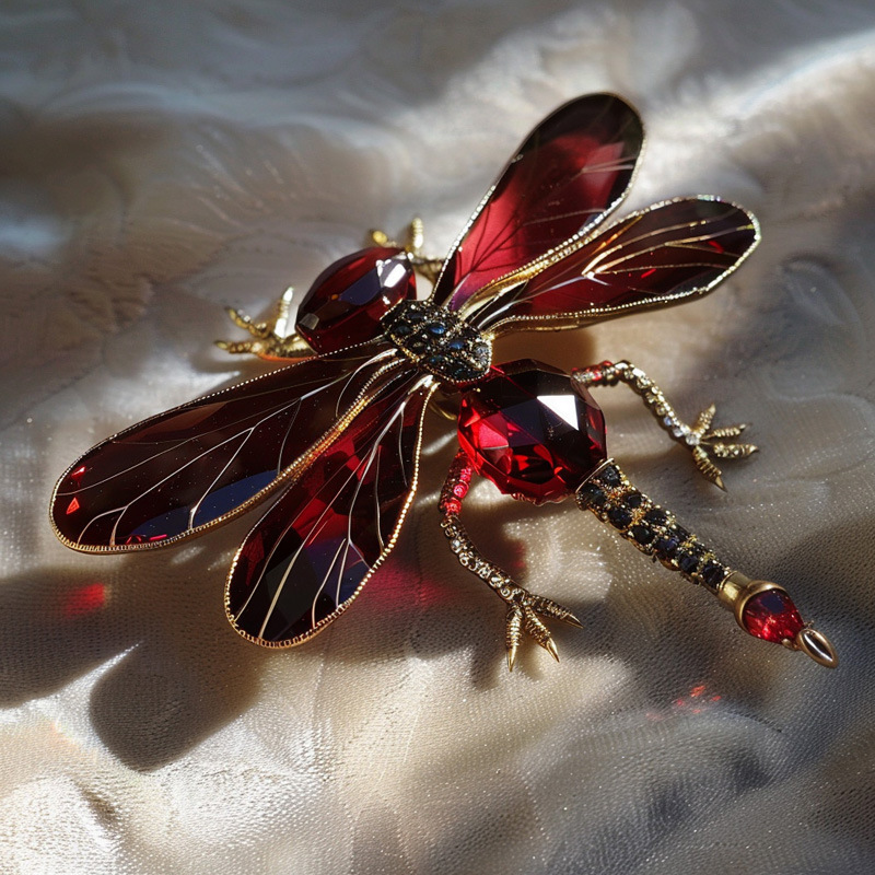 Chic RetroVibe New Retro Dragonfly Breastpin