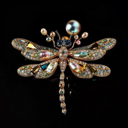 Chic RetroVibe New Retro Dragonfly Breastpin