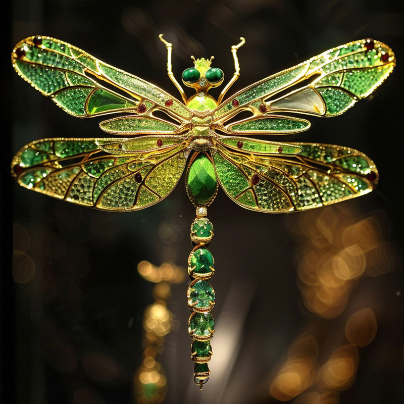 Chic RetroVibe New Retro Dragonfly Breastpin