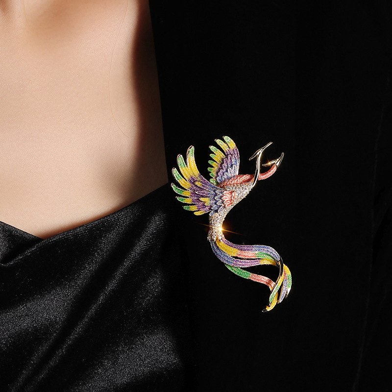 Chic RetroVibe Phoenix Nirvana Peacock Corsage