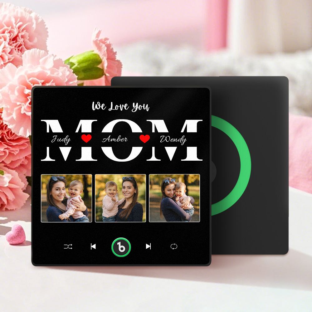 Personalized Music Fridge Magnet Mother's Day Gift Custom Music Magnets Can Play Songs Gift for Mom