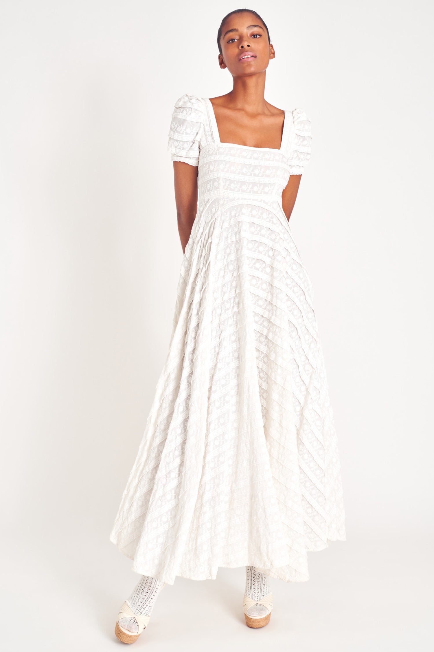 Ryan Catalina Lace Maxi Dress-morningim