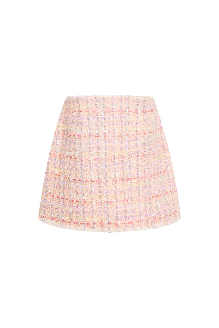 Girls Roelle Tweed Skirt-morningim