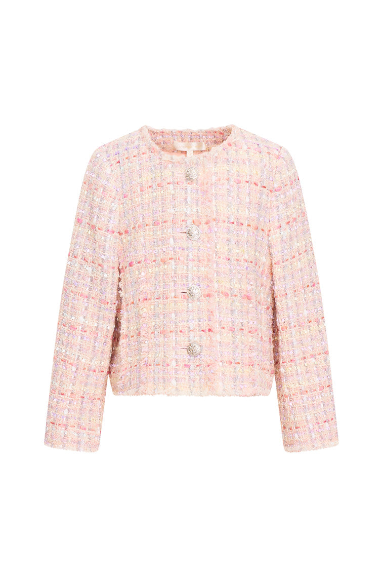 Girls Medine Tweed Jacket-morningim