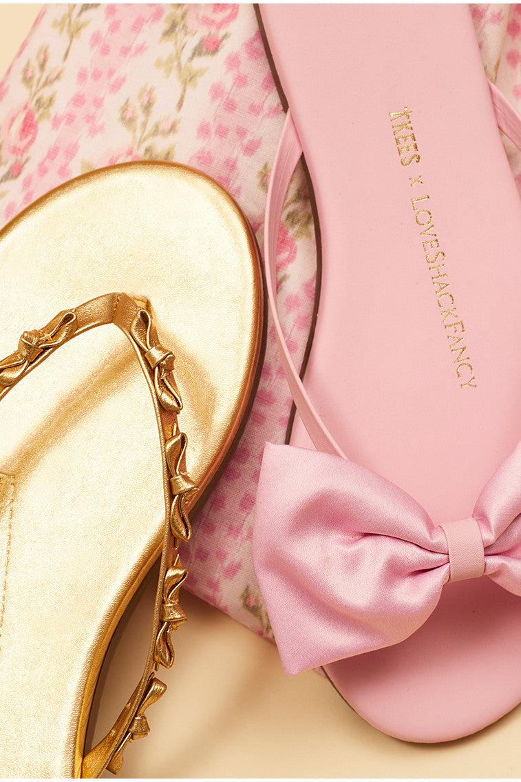 Morningim x Tkees Oversized Bow Sandals-morningim