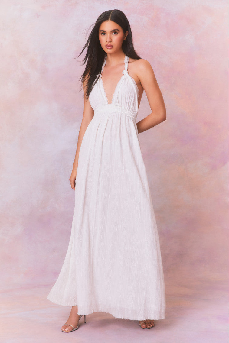 Love Halter Maxi Dress-morningim