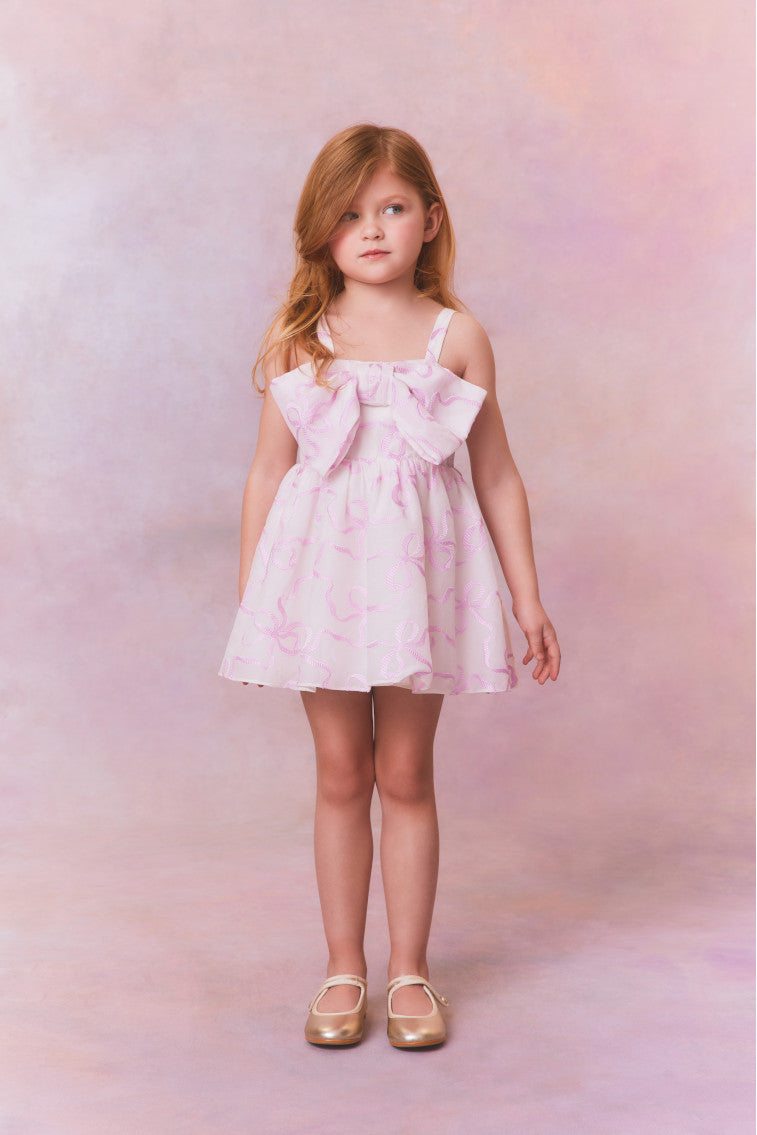 Girls Alejandra Bow Dress-morningim