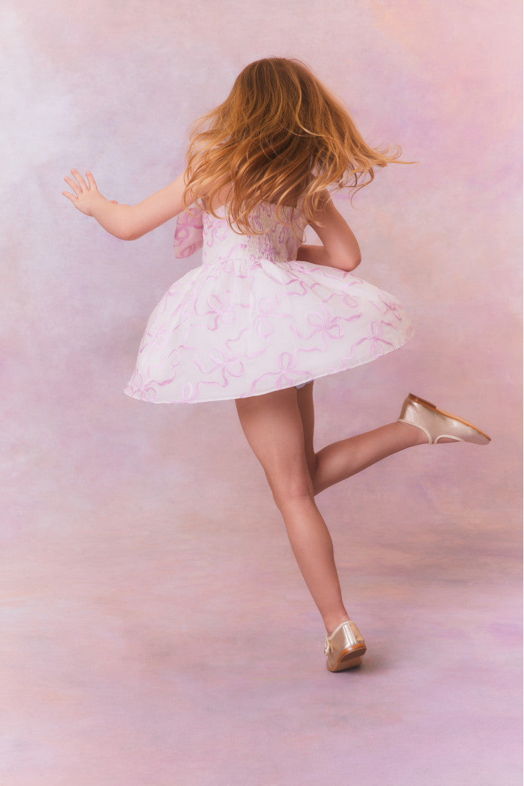 Girls Alejandra Bow Dress-morningim