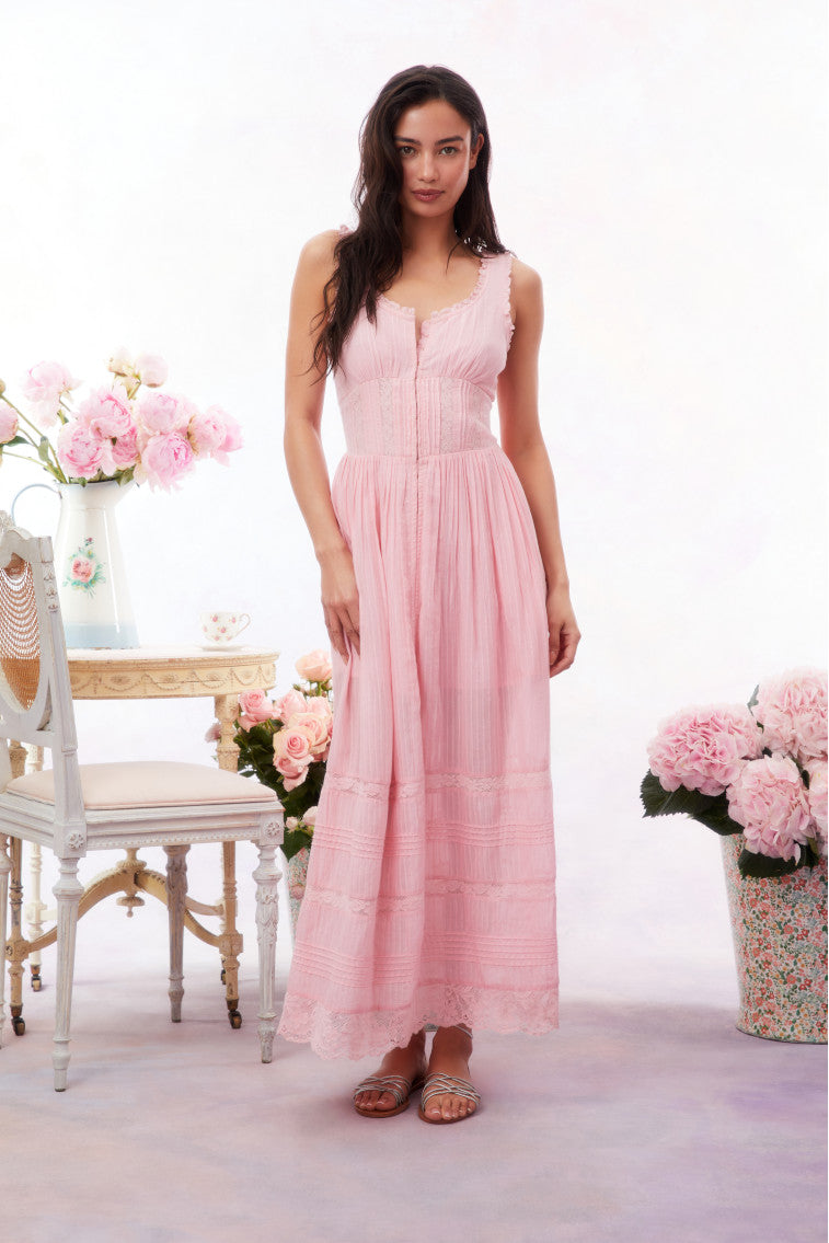 Santelle Cotton Maxi Dress-morningim