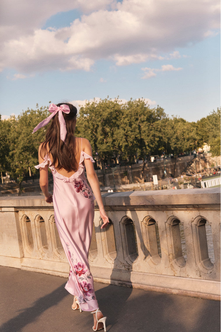 Parisa Silk Floral Maxi Dress-morningim