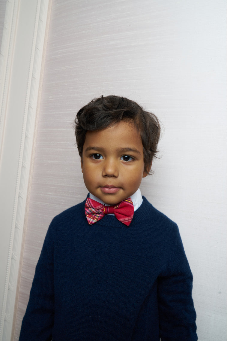 Kids Bastow Tartan Bow Tie-morningim