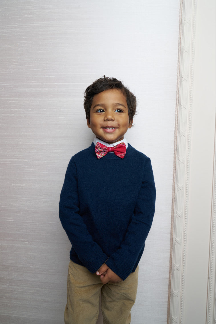 Kids Bastow Tartan Bow Tie-morningim