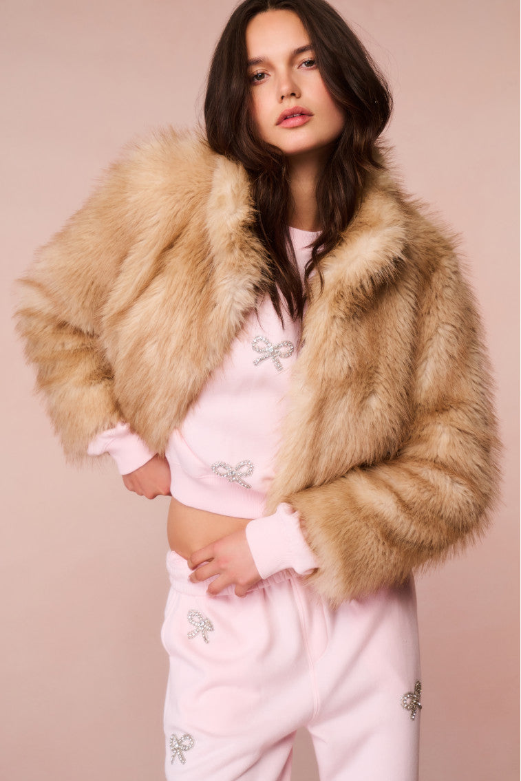 Clarabella Faux Fur Jacket-morningim