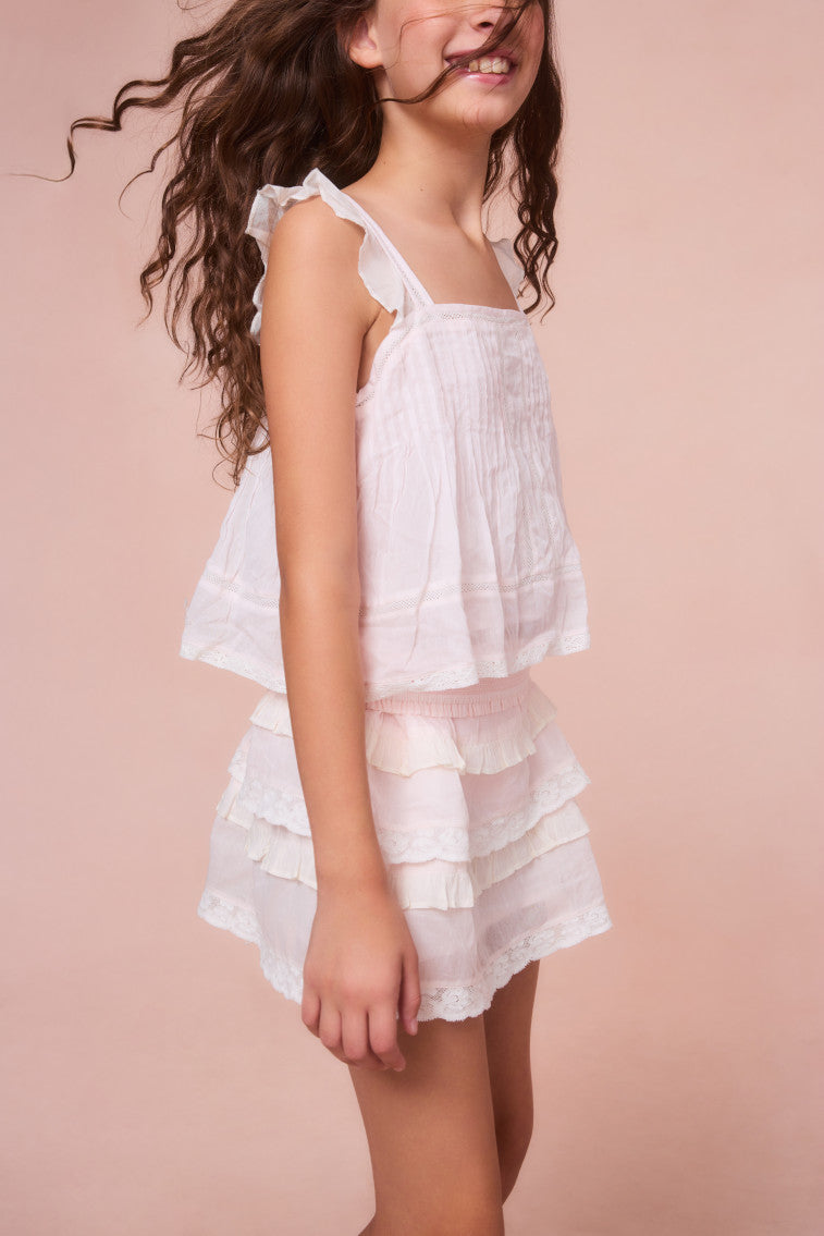 Girls Vella Cotton Sleeveless Top-morningim
