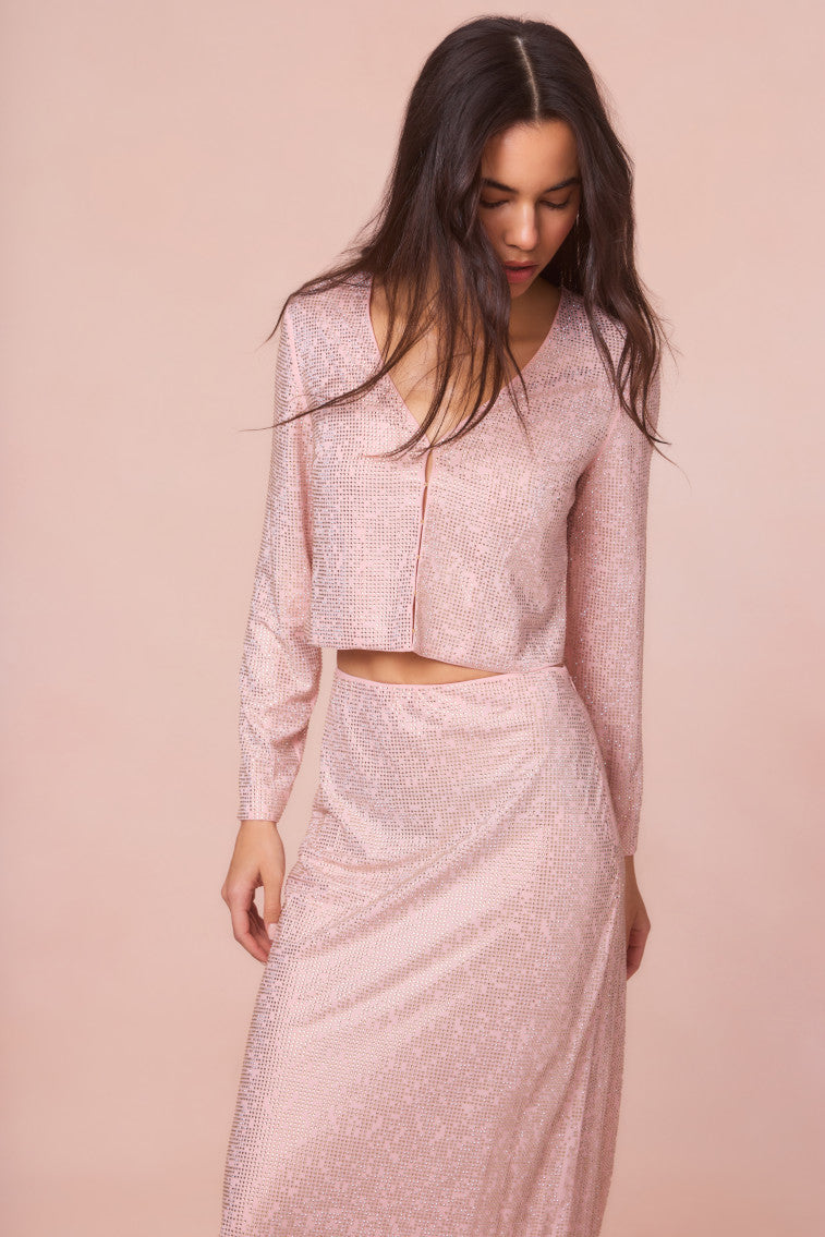 Daliana Crystal Long Sleeve Top-morningim