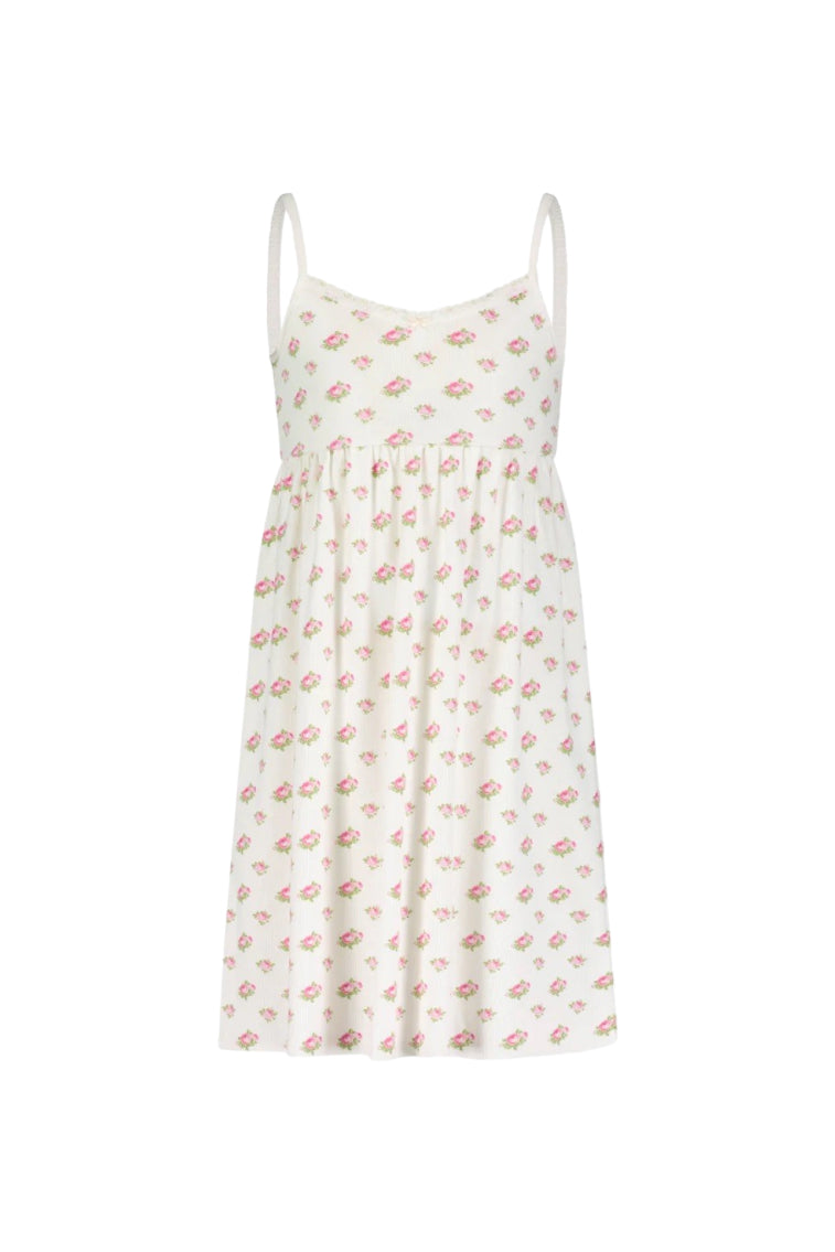 Polka Dot England Girls Babydoll Gown-morningim