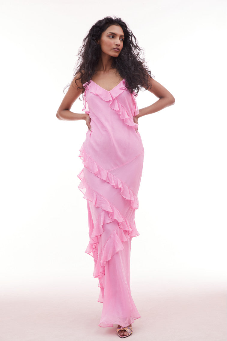 Rialto Silk Maxi Dress-morningim