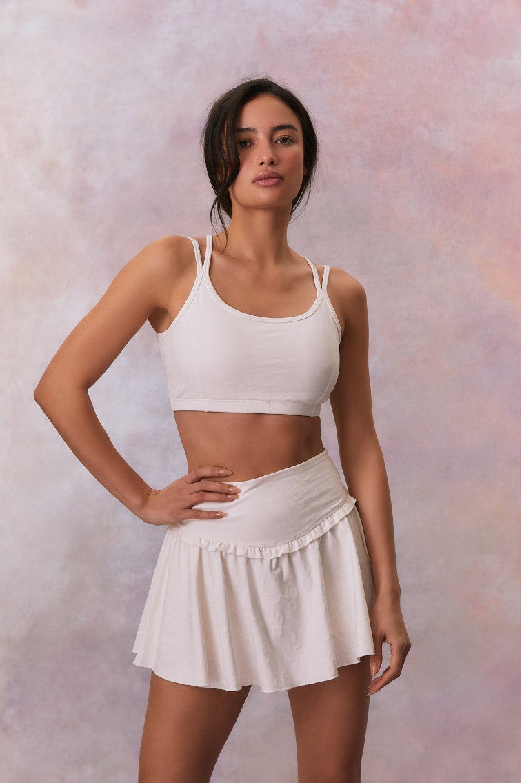 Aiden Bow Print Sports Bra-morningim