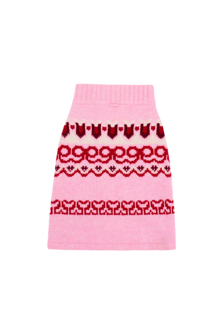 Arindia Wool Fair Isle Dog Sweater-morningim