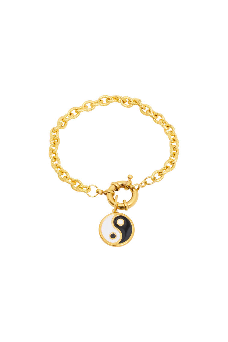 Hypso Yin Yang Charm Bracelet-morningim