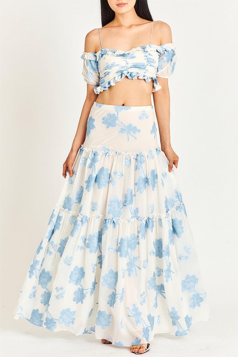 Banti Floral Maxi Skirt-morningim