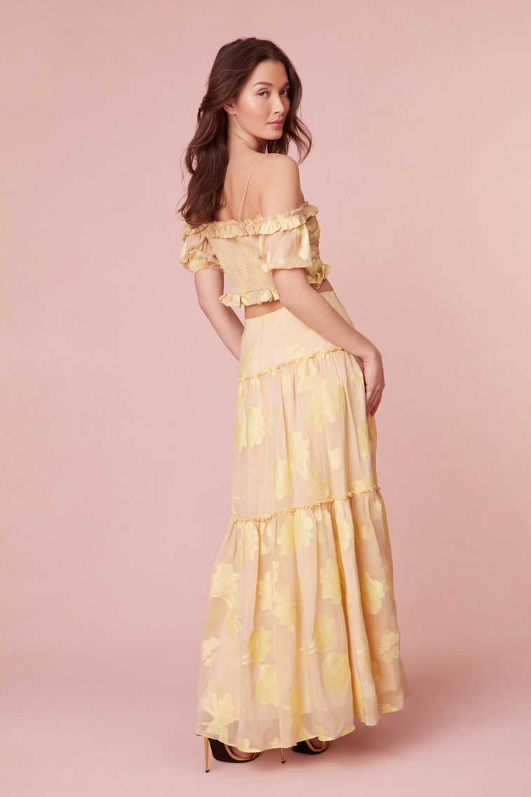 Banti Floral Maxi Skirt-morningim