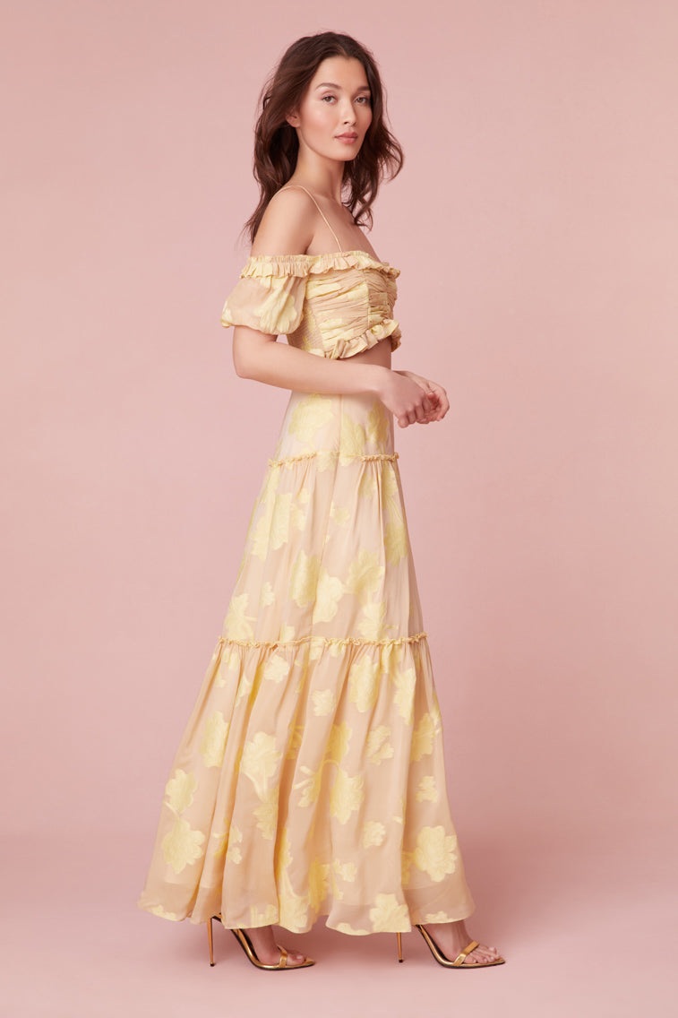 Banti Floral Maxi Skirt-morningim