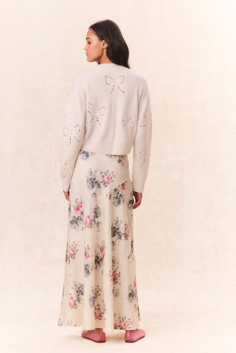 Bertha Silk Floral Maxi Skirt-morningim