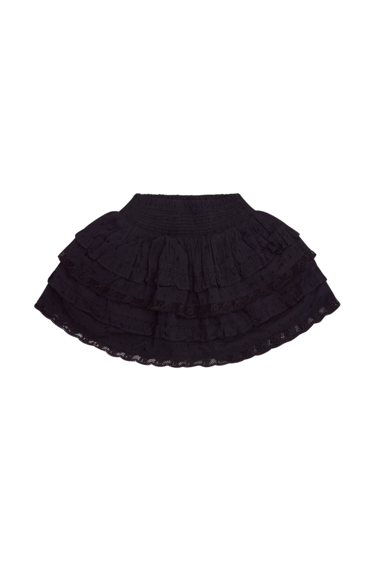 Girls Billie Cotton Mini Skirt-morningim