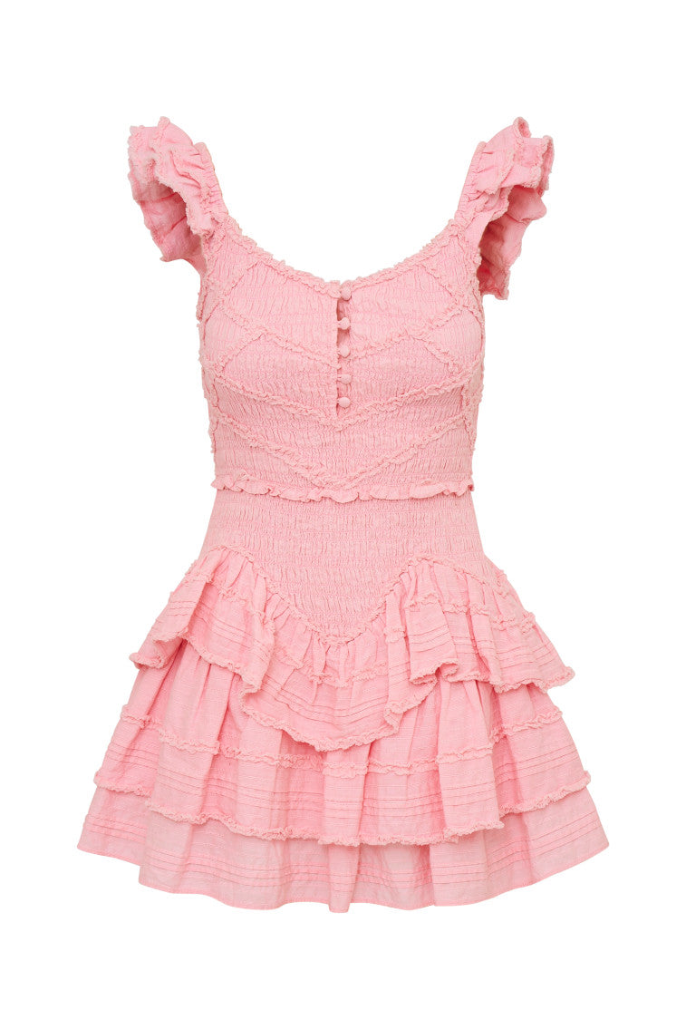 Marsinia Cotton Smocked Dress-morningim