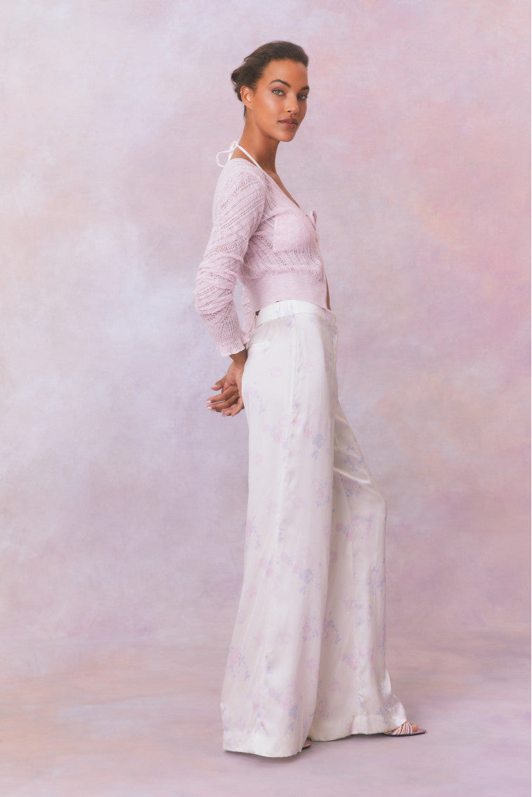 Daniya Wide Leg Printed Silk Pants-morningim