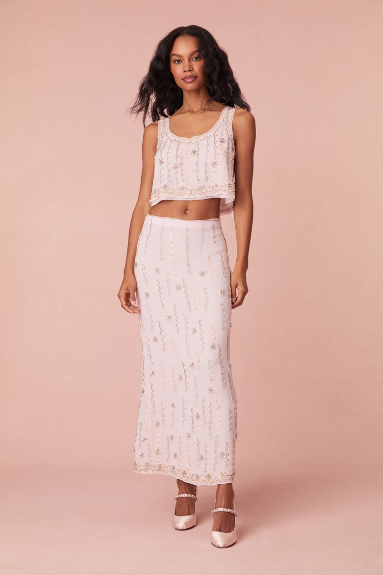 Goodall Embellished Midi Skirt-morningim