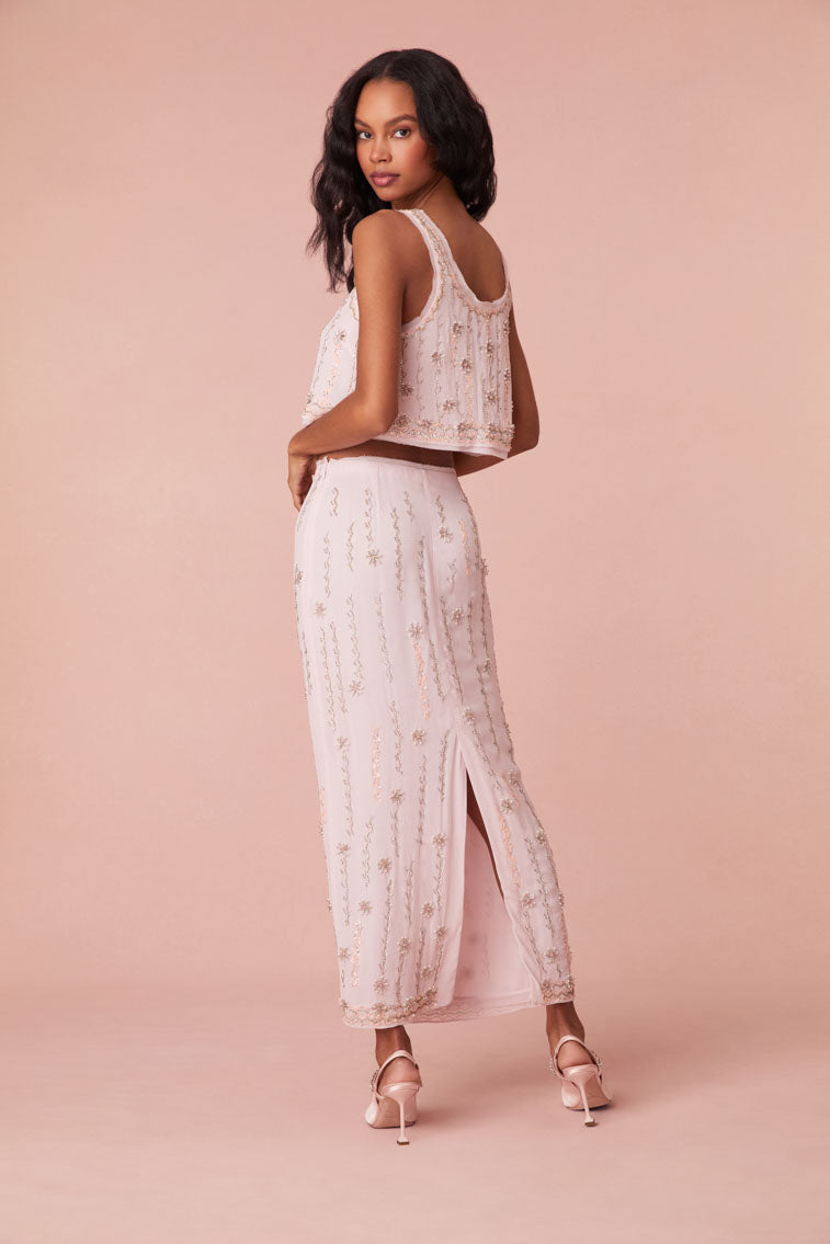 Goodall Embellished Midi Skirt-morningim