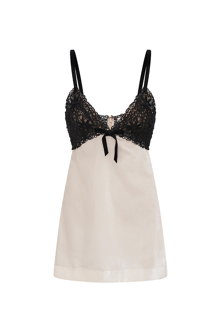 Ganette Velvet Mini Dress-morningim