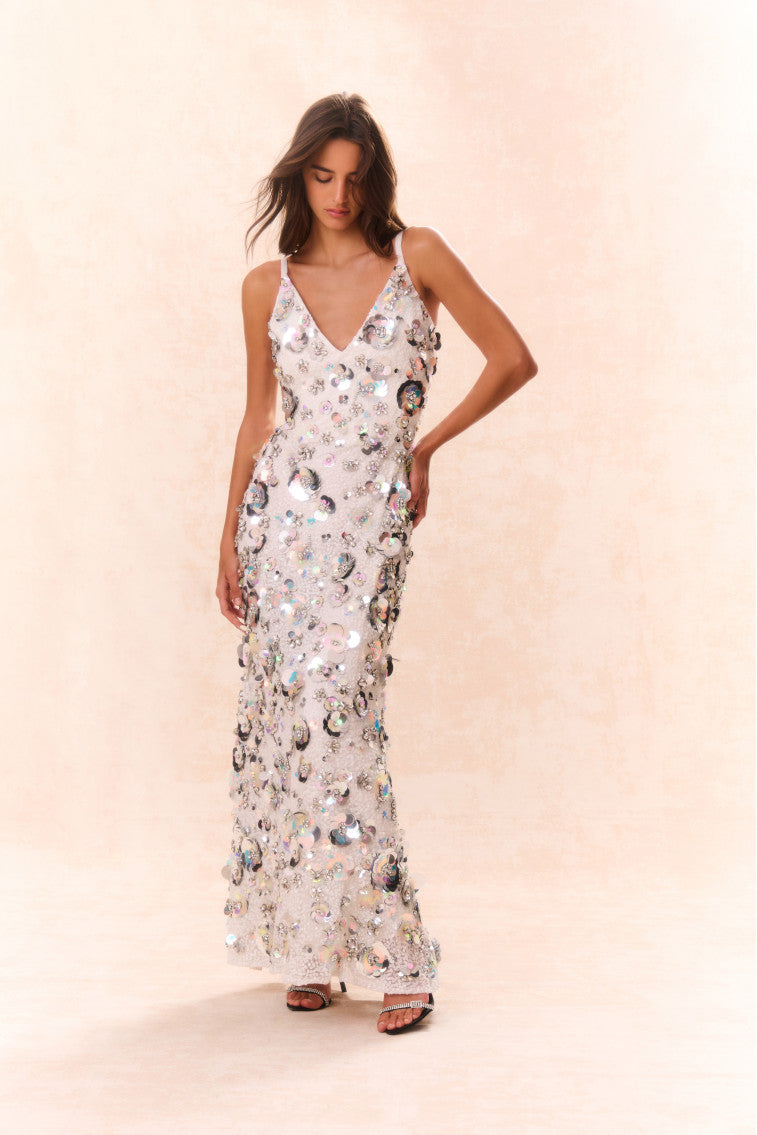 Hubbard Embellished Dress-morningim