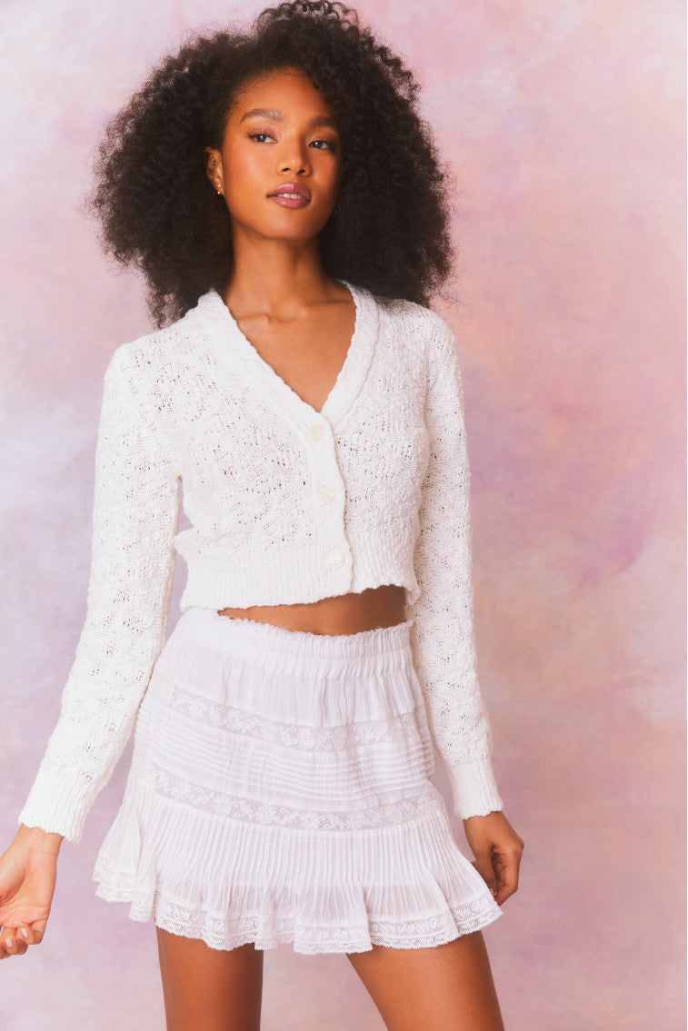 Hyacinth Knit Cardigan-morningim
