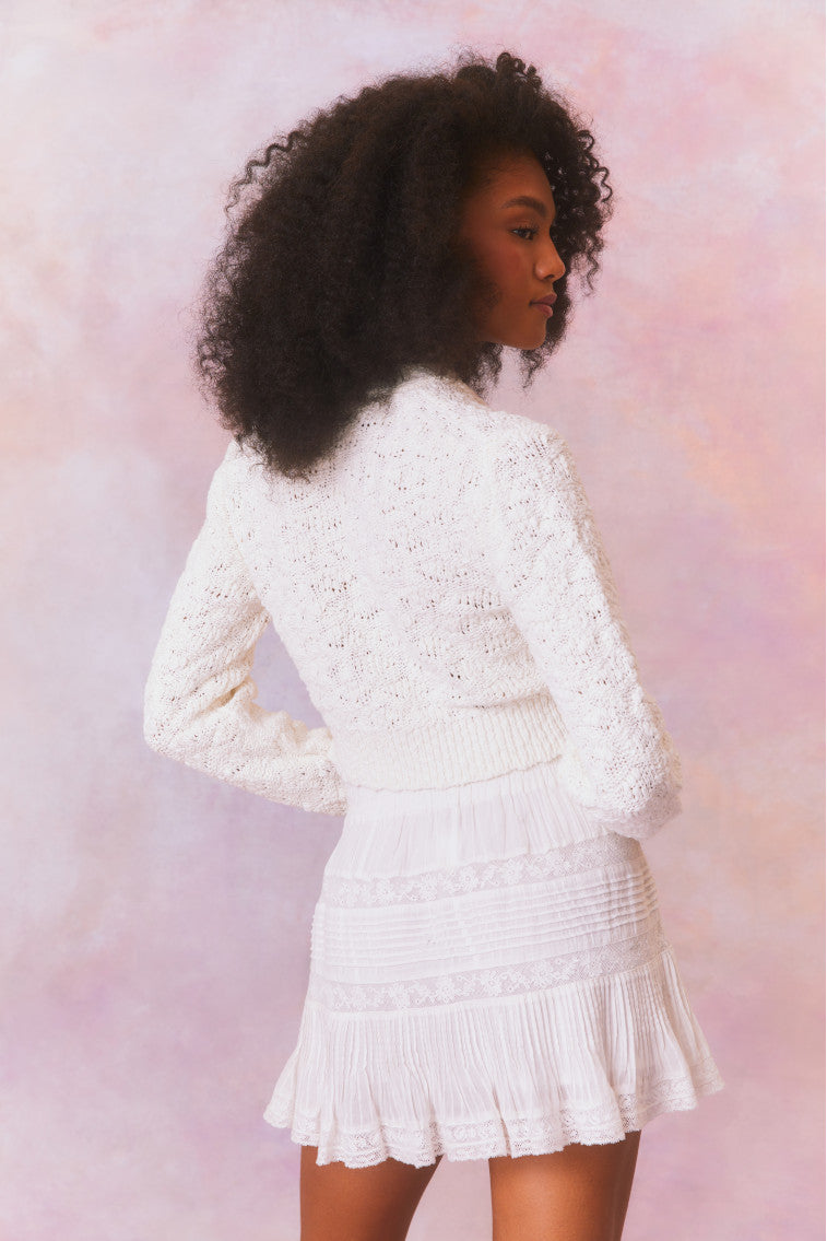 Hyacinth Knit Cardigan-morningim