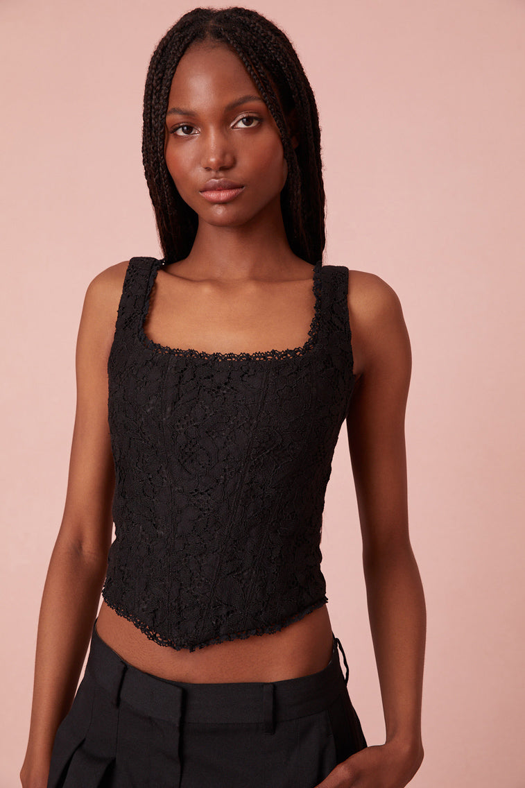 Lorelai Lace Corset Bustier-morningim