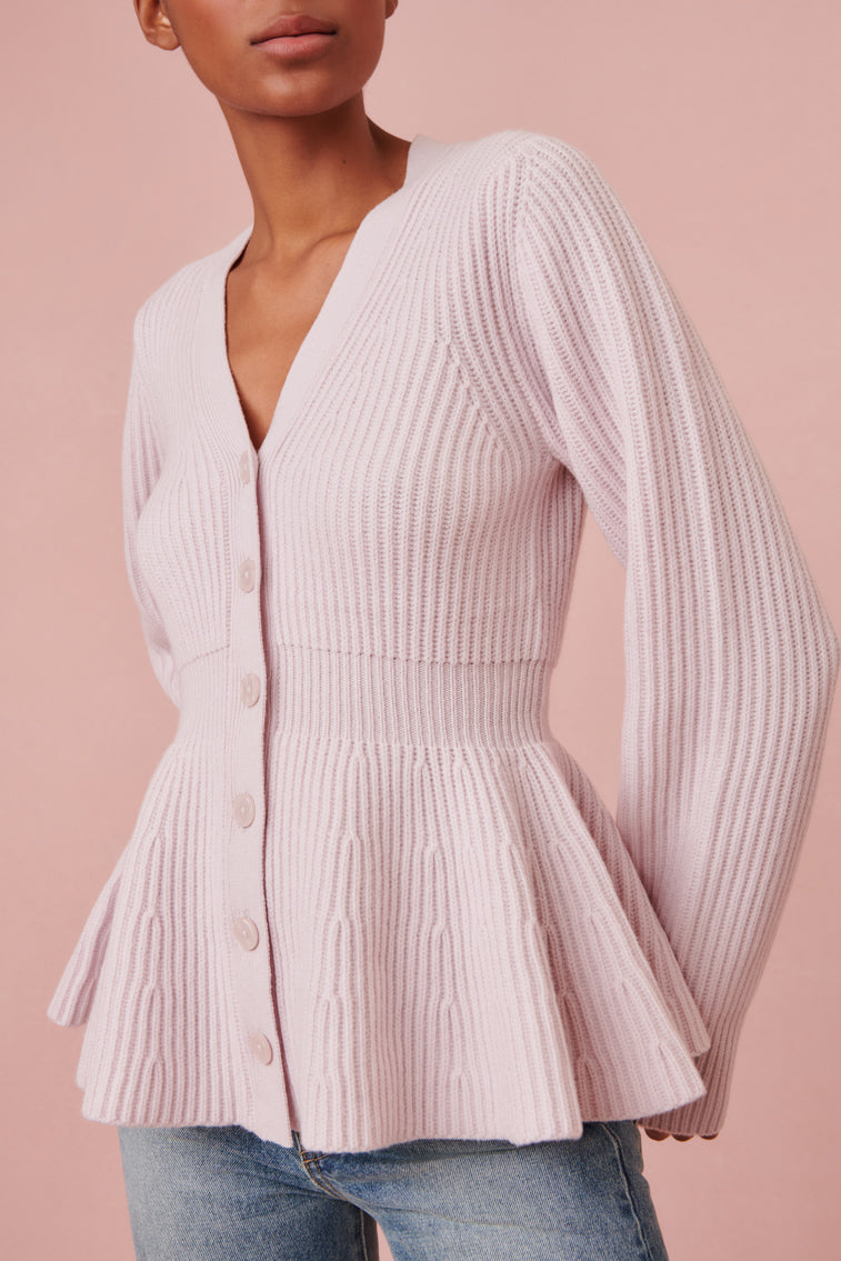 Luisa Peplum Cardigan-morningim