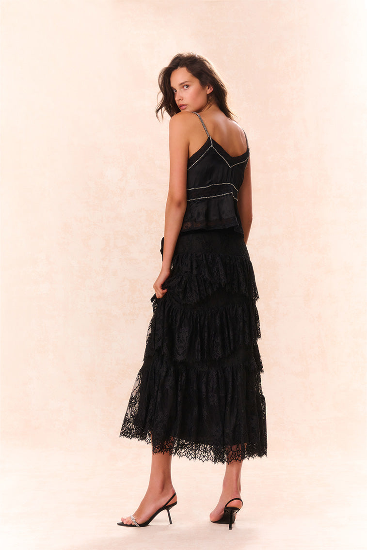 Merado Lace Maxi Skirt-morningim