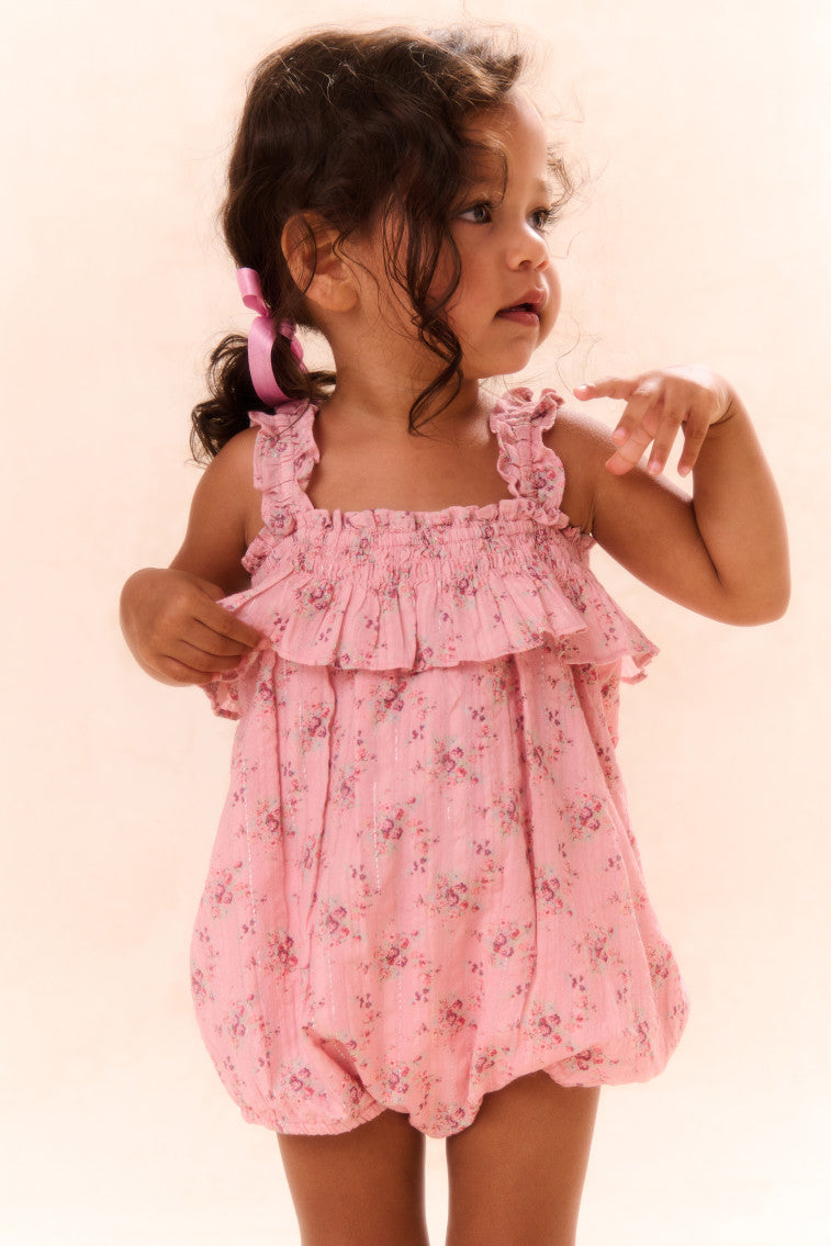 Baby Nadiana Cotton Floral Pinafore-morningim