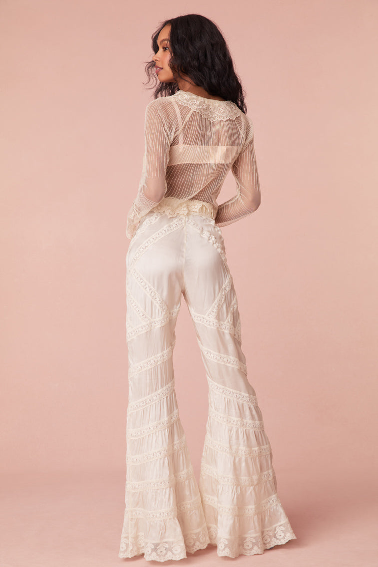 Neliana Ribbon Flare Pants-morningim