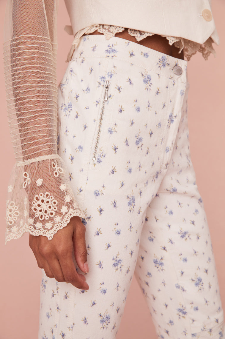 Noyer Printed Jeans-morningim