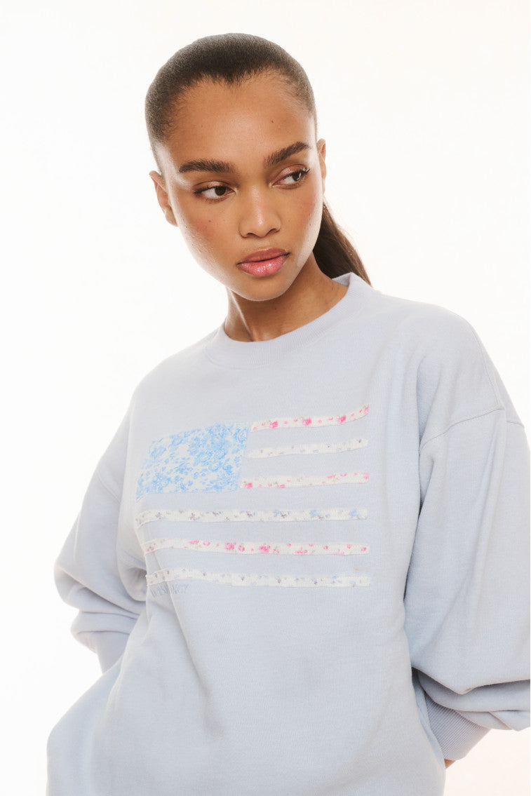 Palo Americana Fleece Pullover-MOONSTONE-morningim