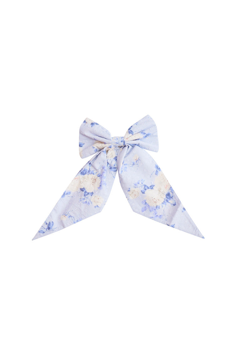 Patchouli Fragrance Print Bow Clip-morningim